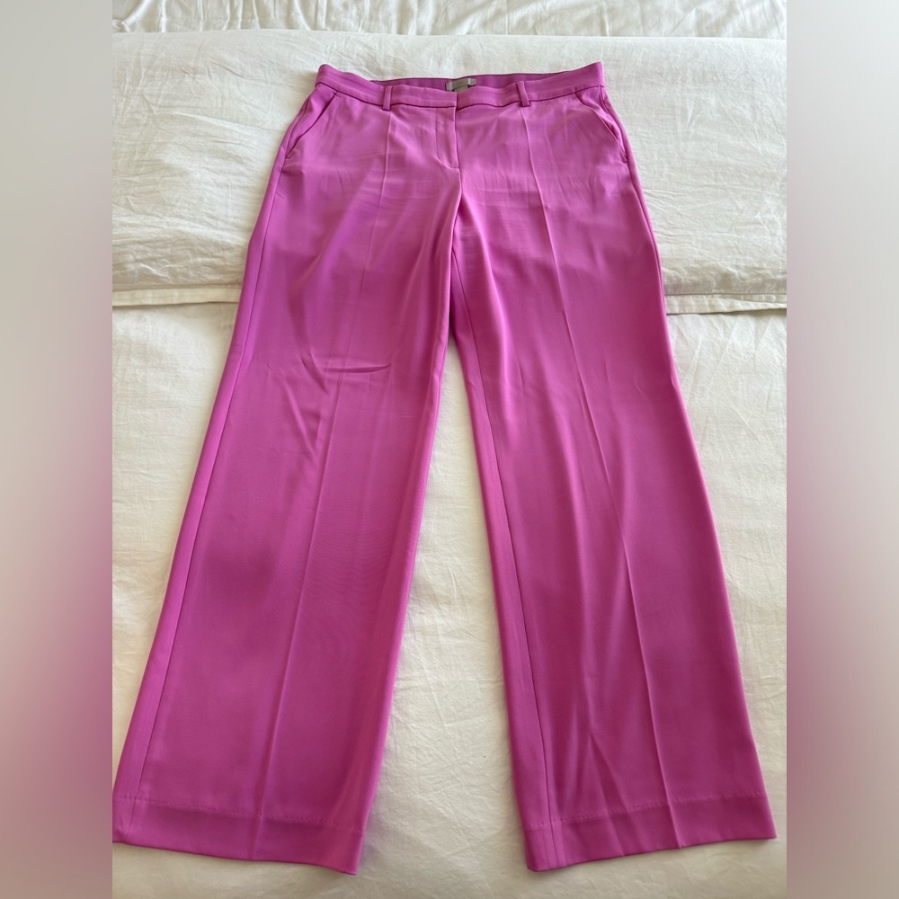 Hot pink suite pants